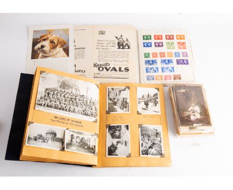 Of WWII Interest. Three manuscript notebook diaries of David S Pitman, dating from 25/7/42 to 13/8/44, together with a photog