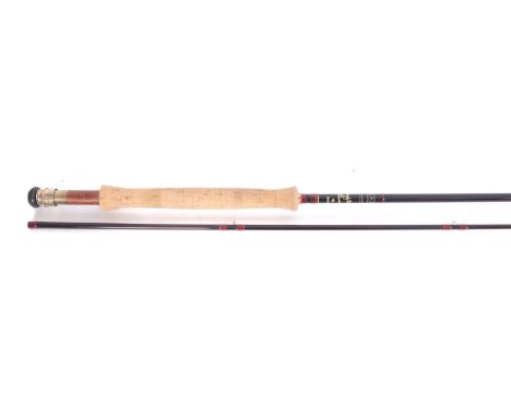 Hardy Bros Delux Classic, 9 1/2ins., 290cm, two part Trout fly fishing rod and soft case