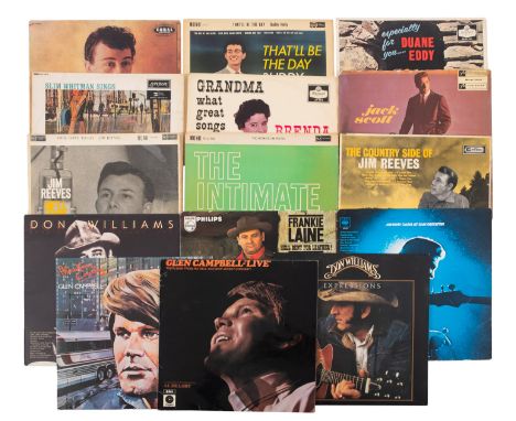 44 Vinyl LP recordsA group of records including some early 1960s LPs by Jack Scott, Buddy Holly, Duane Eddy, Brenda Lee, Jim 