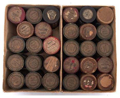 A collection of cased wax phonograph cylinders, Edison Amberol and others