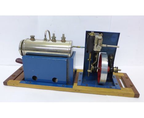 A Wilesco Marine steam engine 