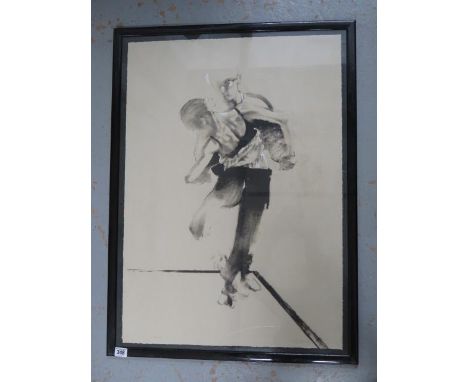Robert Heindel (1938-2005) signed Limited Edition print 51/195 Ballet Dancers - 83cm x 62cm 