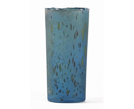 Kosta Boda Scandinavian Art Glass vase, signed by Bertil Vallien (born 1938) from the collection Chicko 1996 No. 49605.  Heig