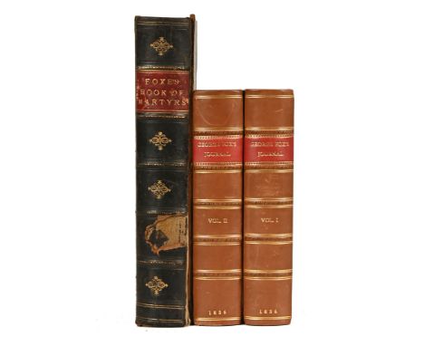 George Fox possibly his journal, in two volumes, "Life, Travels and Sufferings Christian Experience and Labour of Love of Geo