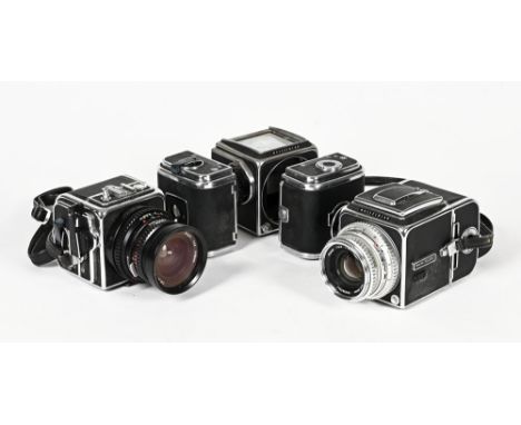 Hasselblad 500C/M with Carl Zeiss Planar 80 mm F 2.8 lens, Hasselblad Super Wide C with Carl Zeiss Biogon 38 mm F4.5 mm lens 