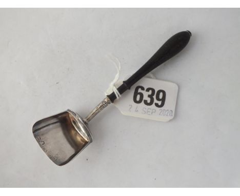 Another Georgian caddy spoon with shovel-shaped bowl - B'ham 1811 by C&amp;B