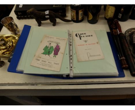 A collection of vintage theatre programs, 1930's