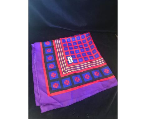 A YSL Vibrant silk scarf