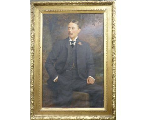 A Portrait of Captain Jenkins by Arthur Trevor Haddon 1864-1941