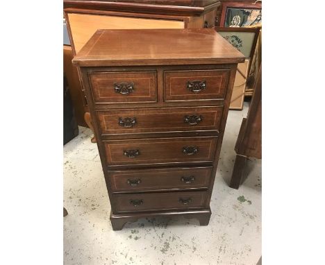 Four over two small column drawers