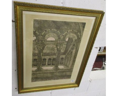 L/E & signed print - Cloisters by Valerie Thornton