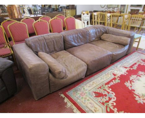 Large & shabby 3 seater sofa