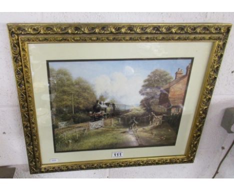 Train print by Don Breckon