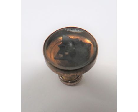 Rare WW2 RAF/SOE 2nd Pattern Escape Collar Stud Compassgilt brass collar stud with slim upper section with the 2nd pattern st