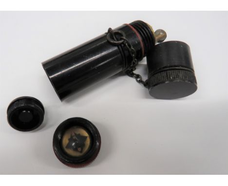 Scarce WW2 RAF/SOE Issue Cigarette Lighter Escape CompassWW2 example of the official MI9 issue cigarette lighter.  Blackened 