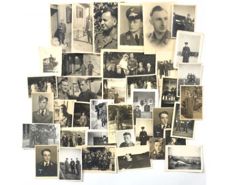 WW2 German Third Reich Luftwaffe Photographs. .A good selection of original snapshot and portrait photographs showing Luftwaf