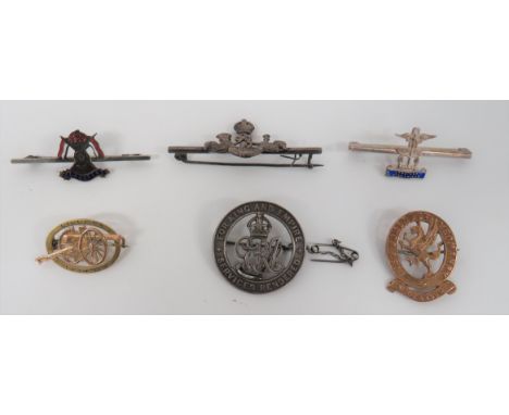 WW2 Combined Operations Silver Regimental Sweetheart Brooch Plus Others. .Comprising: Silver &amp; enamel Combined Operations