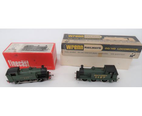 Two Boxed Steam Trainsconsisting Wrenn Railways steam engine Southern 1127 in green livery ... Wills SR E2 Class engine South