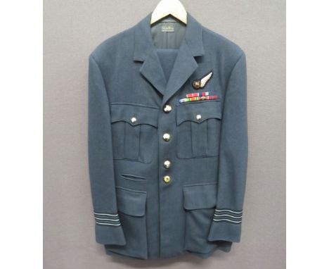 151 Sqn Mosquito Navigator's Post War Uniformall relating to Wing Commander J J Cooper.  Consisting blue grey, single breaste