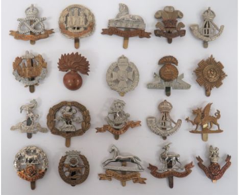 British Army 20 Infantry Cap Badges. .Including: West Yorkshire. ... South Staffordshire. .... Northamptonshire. .... South L