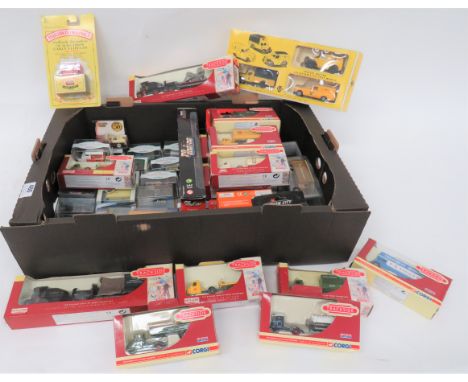 Selection of 1/76 Railway Scale Vehiclesincluding milk float ... Sunblest van ... Camper van ... Post van ... Wall's Ice Crea