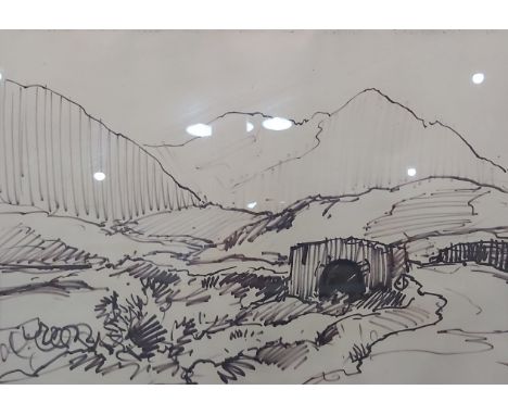 M.C.WILKS - PEN &amp; INK SKETCH