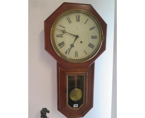 A Seth Thomas American 8 day wall clock 