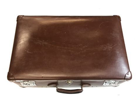 A vintage suitcase with Canadian Pacific labels