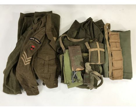 A quantity of post-War British Army clothing and kit