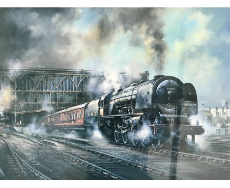 A Carlisle Citadel railway print