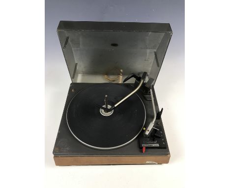 A vintage Garrard record turntable