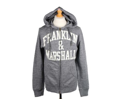 Ed Sheeran's Franklin &amp; Marshall grey zipped hoodie, size large. All of the Ed Sheeran Collection has come from Ed Sheera