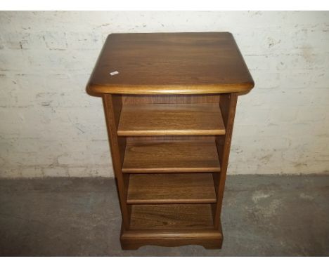 AN ERCOL STORAGE DISPLAY CD SHELF