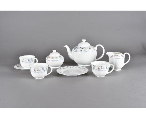 A Villeroy & Boch tea service, Mariposa pattern, setting for twelve  