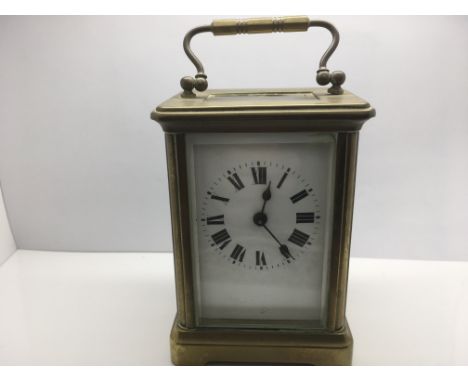 A French carriage clock in working order.