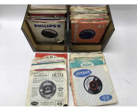 A collection of 7 inch singles including The Beach Boys, The Monkees, The Beatles & The Rolling Stones.