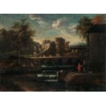 Adriaen Van Stalbemt – Landschaft mit Bergschloss