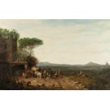 Heinrich Bürkel – Osteria auf dem Monte Mario bei Rom