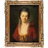 Anton Graff – Brustbild der Anna Christiane von Heynitz, geb. Dinglinger (1739-1822)
