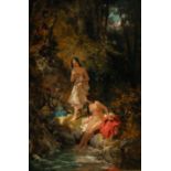 Carl Spitzweg – Badende Mädchen