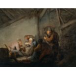 Adriaen Van Ostade – Singende und musizierende Bauern in einer Scheune
