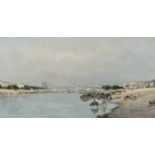 Stanislas Lépine – Le pont d'Austerlitz au quai de la Rapée, Paris