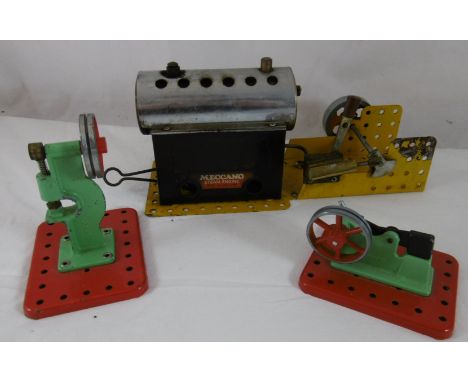 Mecanno static steam engine & Mamod tools