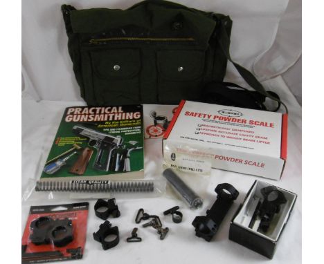 Lee Safety Powder Scale BSA multi baffle silencer, book, bag & other gun accessories