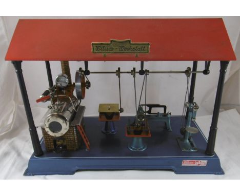 Wilesco model steam engine workshop boxed
