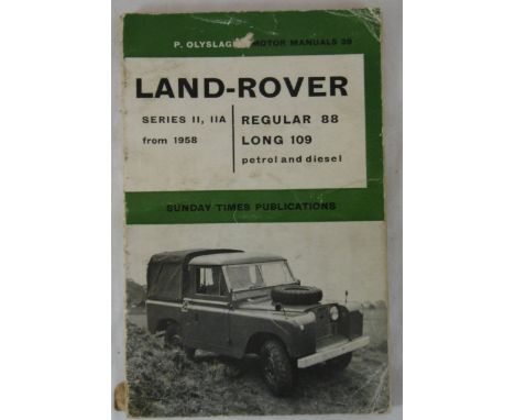 Land Rover Series II & IIA Manual