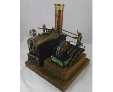 Model static steam engine