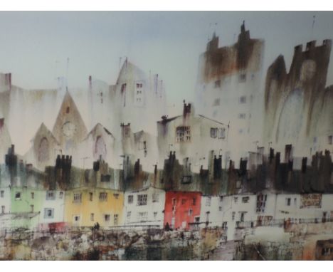 A Ltd Ed print, after Howell, When The Boat comes in, numbered 83/195, signed, 37 x 50cm, framed and glazed