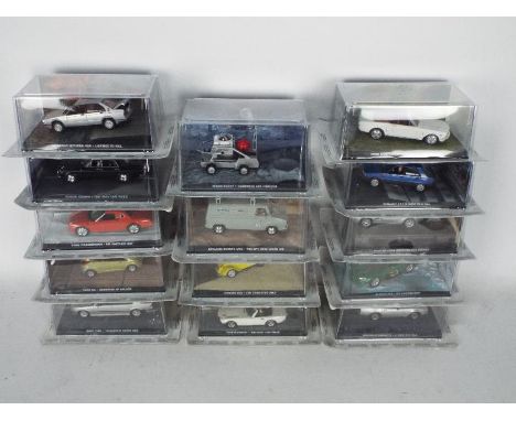 Universal Hobbies - James Bond - A collection of 14 x unopened 1:43 scale vehicles including Toyota 2000 GT from You Only Liv