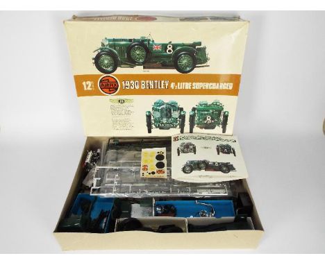 Airfix - A boxed Airfix #2001 1:12 scale 1930 Bentley 41/2 litre Supercharged plastic model kit. The kit appears to be in par